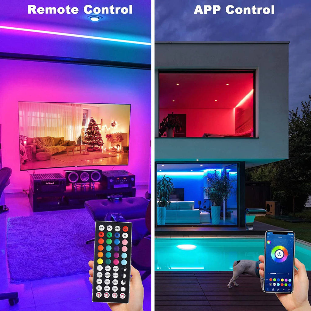 AuraGlow™ RGB LED Strip Lights
