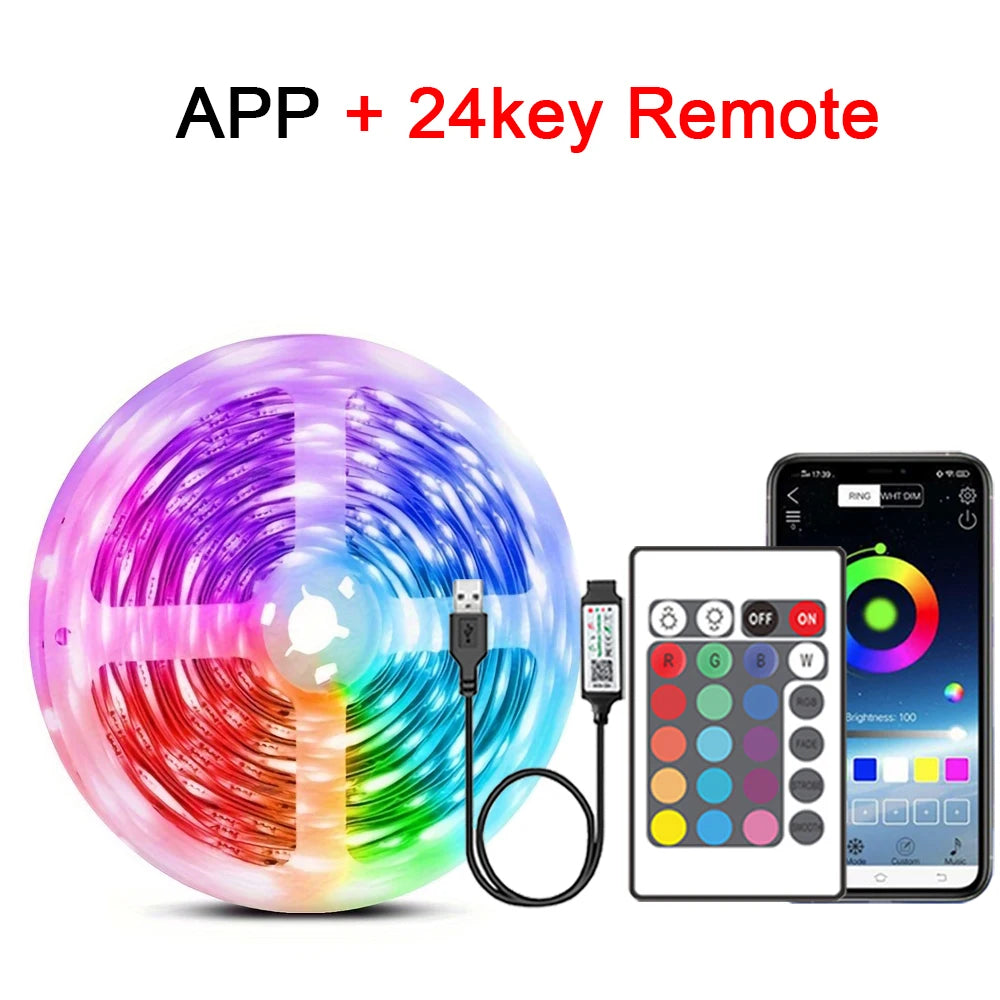 AuraGlow™ RGB LED Strip Lights